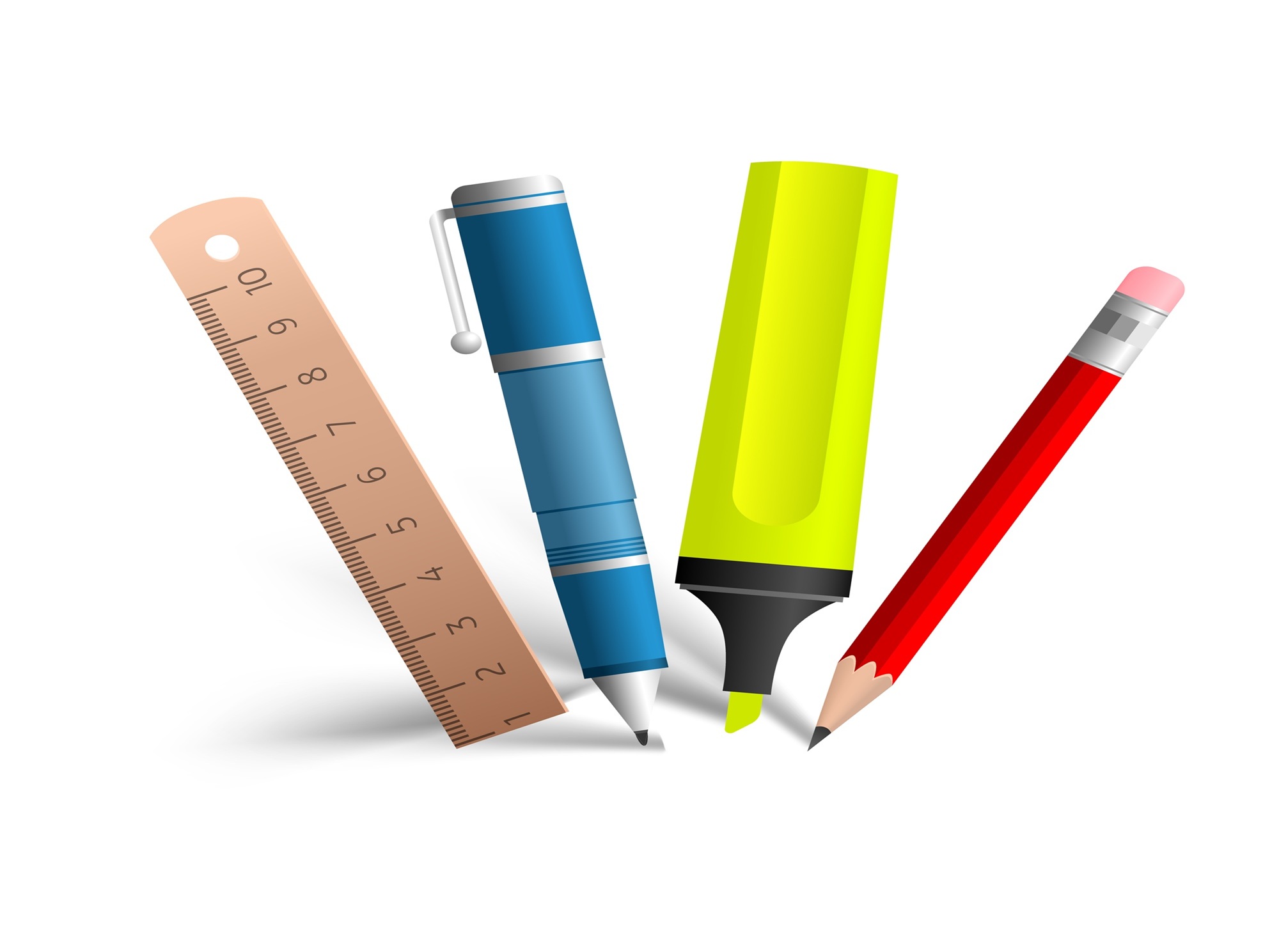 paint and writing tools collection